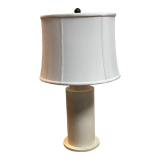 Mattaliano Vellum Column Table Lamp For Sale