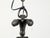 French 1920s French Bronze and Glass Lantern with Feathers and Acanthus Leaves For Sale - Image 3 of 7