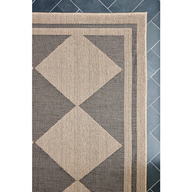 Textile Erin Gates by Momeni Saybrook Diamond Black Indoor/Outdoor Area Rug 9' X 12' For Sale - Image 7 of 12