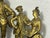 Metal Antique 19th C. French Spelter Statues "Premieres Fleurs" by Ernest Rancoulet - Pair For Sale - Image 7 of 11