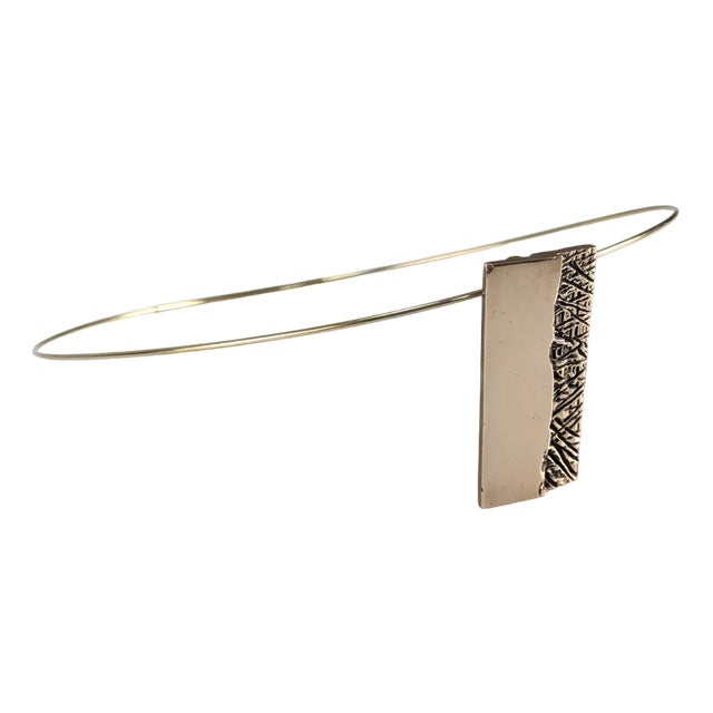 Sculpture Necklace by Enrique Broglia P/a Único, 1980s For Sale