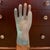 Mid 20th Century Mid 20th Century Industrial Painted Porcelain Glove Mold Sculpture Artist Edition For Sale - Image 5 of 8