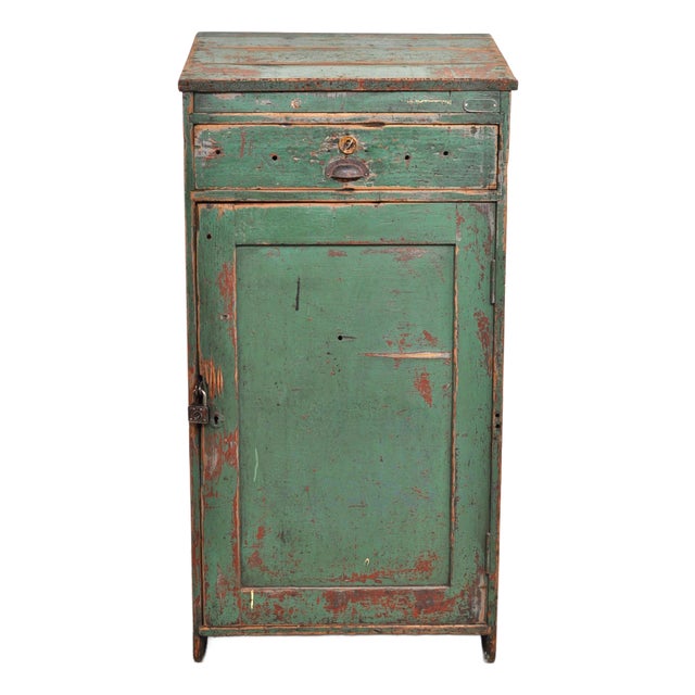 Industrial Wooden Cabinet, 1950s For Sale