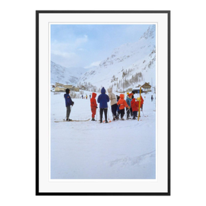 Toni Frissell 'Val D’isere' Archival Pigment Print Framed in Black