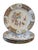 Chinoiserie Vintage Chinese Export Tobacco Leaf Famille Rose Dinner Plates - Set of Four For Sale - Image 3 of 5