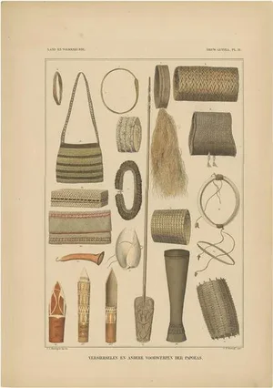 C.J. Temminck, Items of Papua New Guinea, 1840, Paper