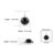 11.55 Ct Black Star Pendant Halo Zircon in 925 Sterling Silver for Her For Sale - Image 9 of 12