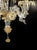 Traditional venetian "Ca' Rezzonico" Murano glass wall sconce , full of hand-made details of blowing glass . Full of gold-...