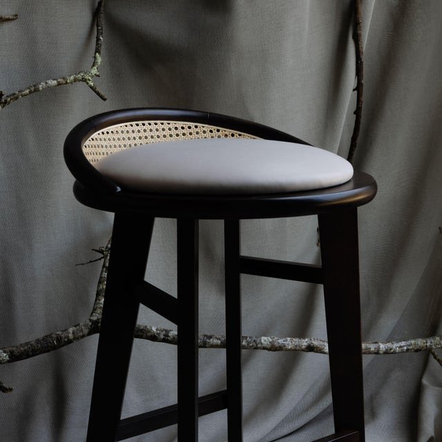 Brummell Bar Stool by Wood Tailors Club For Sale - Image 9 of 11