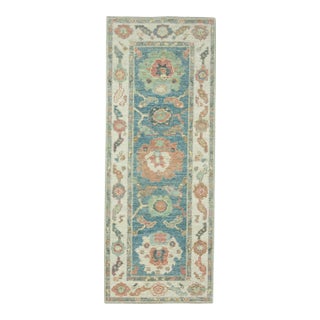 Turkish Oushak Runner Rug 2'3" x 5'10" #17551 For Sale