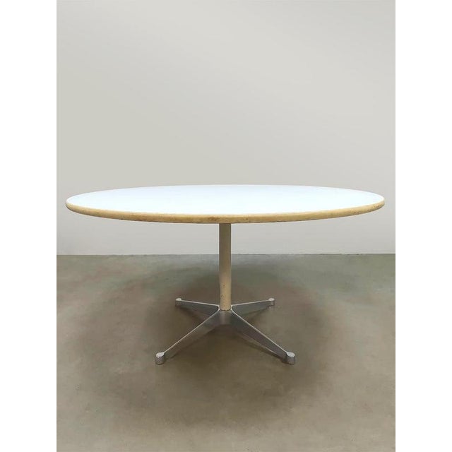 Beige Vintage Fiberglass La Fonda Dining Chairs by Charles & Ray Eames for Herman Miller, 1960s, Set of 7 For Sale - Image 8 of 10