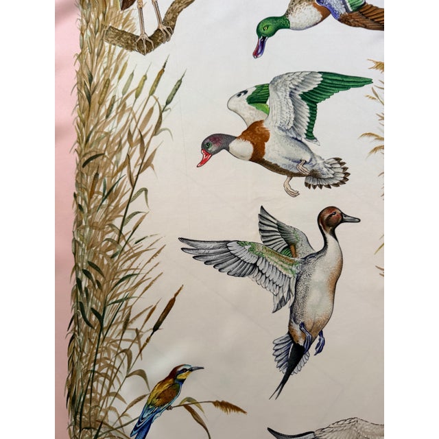 Textile Hermès Halte en Camargue 1989 Silk Scarf Designed by Robert Dallet For Sale - Image 7 of 12