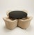 Tecno T69 Table by Osvaldo Borsani and Four Wheeled Chairs by Eugenio Gerli for Tecno, 1960s, Set of 5 For Sale - Image 4 of 17
