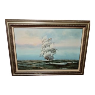 W.Sopia Original Nautica Painting For Sale