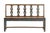 Indian Vintage Indian Painted Teakwood Bench For Sale - Image 3 of 4