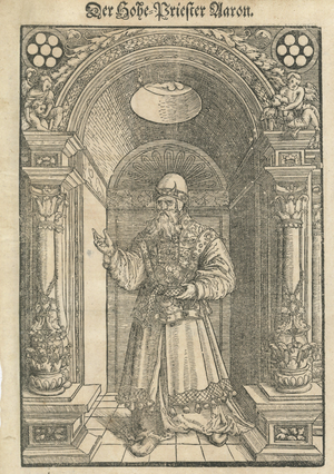 German School Artist, Aaron the High Priest, 16th Century, Woodcut