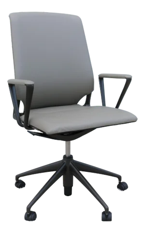 Alberto Meda for Vitra Meda High Back Leather Office Chair