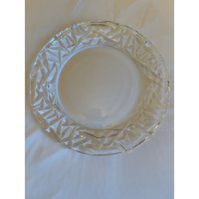 1970s 1970s Tiffany & Co. Crystal Rock Cut Plate For Sale - Image 5 of 5