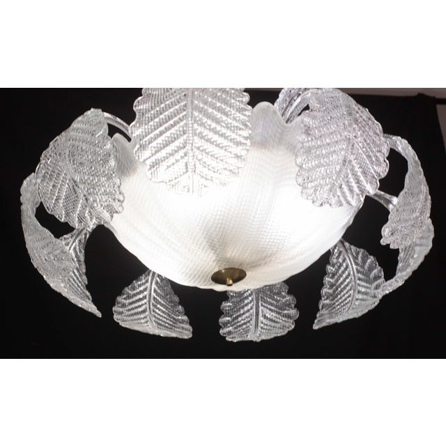 Art Decò, Barovier & Toso Chandelier, Murano Glass, 1950s For Sale - Image 4 of 12