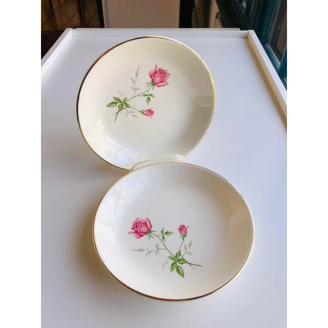 1960s Midcentury Pink Rose Bowls- Set of 2 For Sale - Image 5 of 5