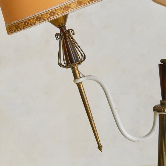 Italian Floor Lamp in the Manner of Maison Arlus, 1950s For Sale In Chicago - Image 6 of 10