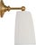 Visual Comfort Amber Lewis for Visual Comfort Signature Matos 11" Sconce in Hand-Rubbed Antique Brass with Silk Pleat Shade For Sale - Image 4 of 9