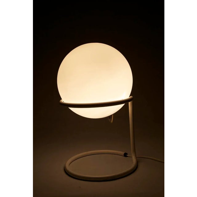 Mid-Century Modern Large Mid-Century Glass Ball Floor Lamp from Glashütte Limburg For Sale - Image 3 of 7