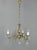 Metal French Chandelier & Wall Sconces, 1950s, Set of 3 For Sale - Image 7 of 15