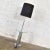 Late 20th Century Mid 20th Century Mid-Century Modern Floor Lamp Chrome Cylinder With Attached Glass Side Table Style of George Kovacs For Sale - Image 5 of 13