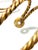 Gold Vintage Italian Gilt Metal Rope & Tassel Curtain Tiebacks, Pair For Sale - Image 8 of 8