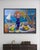 Impressionist Oil Painting Still Life Against the Background of the Sea Peter Dobrev For Sale - Image 3 of 8