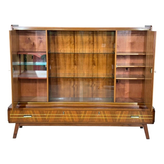 Vintage Bar Cabinet in Wood For Sale