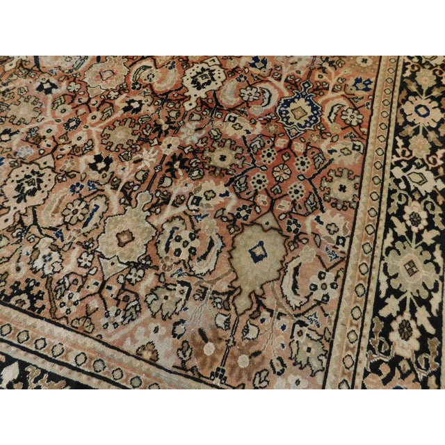 Antique Persian Mahal Rug. 10'4"x 12'10" For Sale - Image 10 of 18