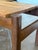 1970s French Brutalist Solid Oak Coffee Table With Magazine Holder For Sale - Image 9 of 13