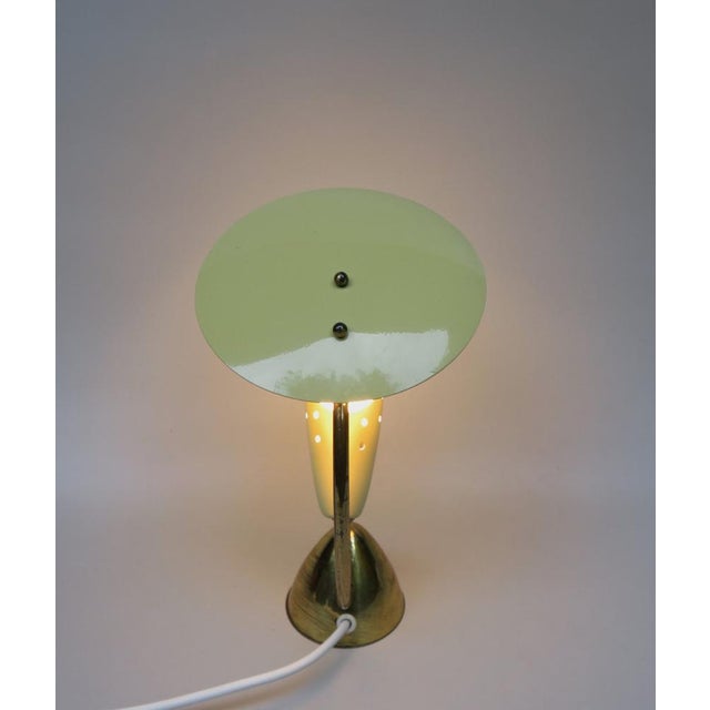 Small Brass Table Lights from Hersteller Homeshade Company Ltd, 1950s, Set of 2 For Sale - Image 12 of 18