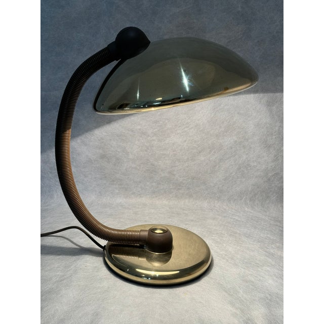 Gooseneck Desk Lamp from Hustadt Leuchten, 1970s, in Very Good conditions. Designed 1970 to 1979 This piece has an...