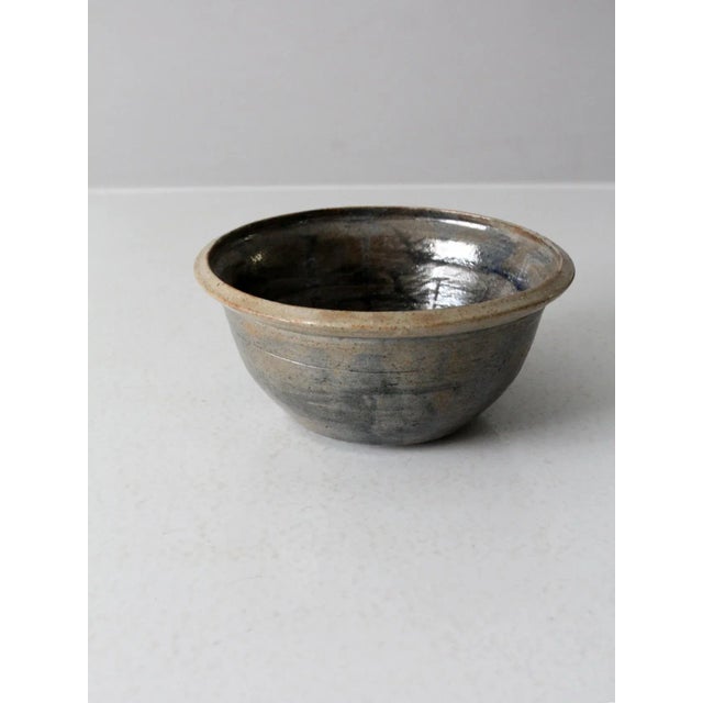 Contemporary Vintage Studio Pottery Bowl For Sale - Image 3 of 9