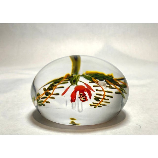 Paul Stankard “Daylily” Paperweight, 1977 For Sale - Image 4 of 10