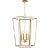 Alexa Hampton by Visual Comfort Studio Curt Medium Lantern, Matte White For Sale