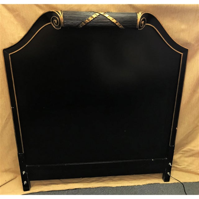 Vintage Art Deco Twin Headboard With Light Chairish