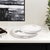 White Lacquer Round Wood Tray Set For Sale - Image 10 of 11