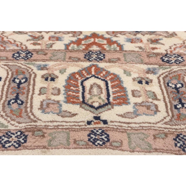 Late 20th Century Late 20th Century Vintage Indian Tabriz Rug - 08'04 X 10'10 For Sale - Image 5 of 9
