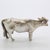 Metal Vintage Italian Handmade Genuine Silver Large Cow Figurine Sculpture For Sale - Image 7 of 10