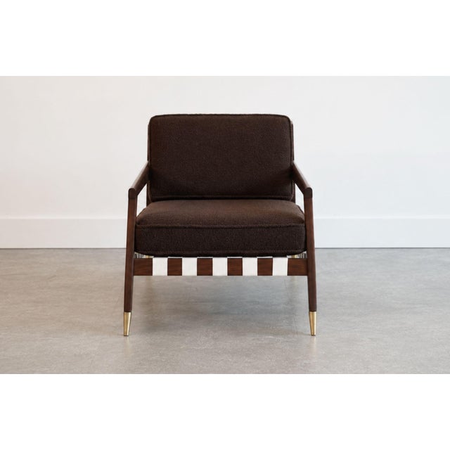 Walnut Lounge Chairs by Edmond J. Spence, C. 1950s For Sale In New York - Image 6 of 10