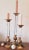Vintage Xl Brass and Lucite Candlesticks Set 3 Candle Holders For Sale - Image 10 of 13