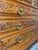 Antique French Style Carved Oak Chest of Drawers with Marble Top For Sale - Image 11 of 18