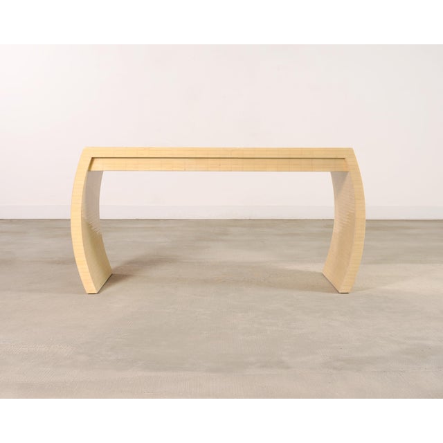 Enrique Garcel Modern Tessellated Bone Waterfall Writing Desk For Sale - Image 18 of 18