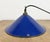 Industrial Cobalt Blue Enamel Factory Pendant Lamp, 1950s For Sale - Image 12 of 16