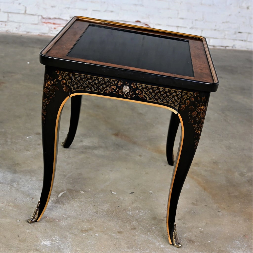 1982 Drexel Heritage Et Cetera Collection Chinoiserie Black