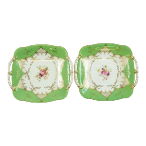 Circa 1750 Coalport Dish With Handles